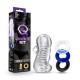 Sada masturbátor a kroužky BLUSH JERK OFF QUICKIE KIT clear