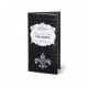 Lepítka GLORIA glittering jewelry black and purple 2 ks