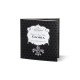 Lepítka GLORIA glittering jewelry black and pink 3 ks