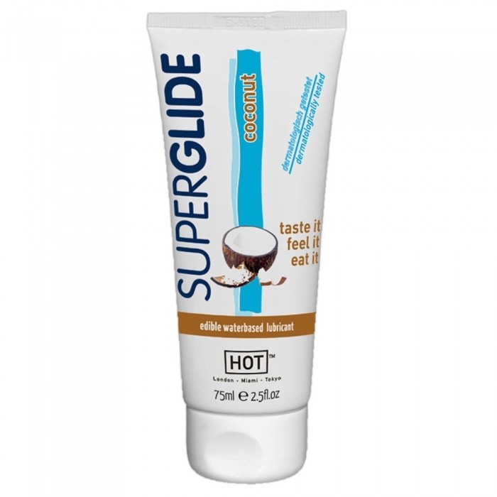 Lubrikační gel HOT SUPERGLIDE coconut 75 ml
