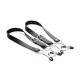 Skřipce na klitoris Master Series Spread Labia Spreader Straps with Clamps
