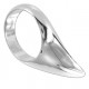 Kroužek na penis METALHARD COCK TEARDROP 55 mm