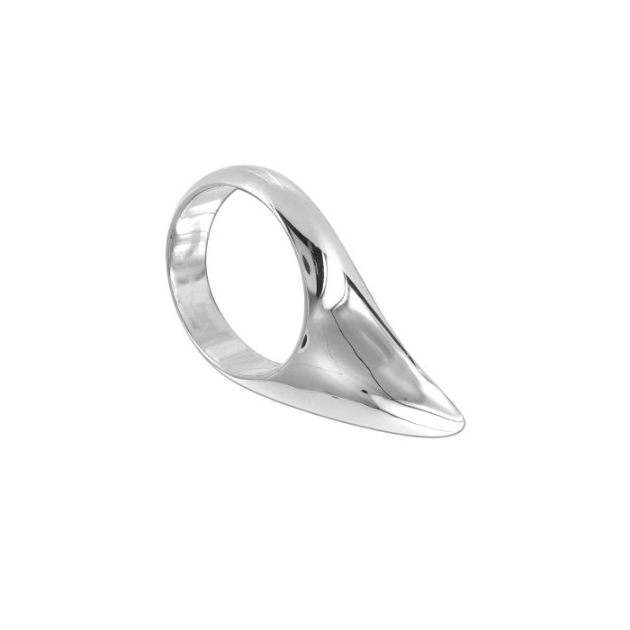 Kroužek na penis METALHARD COCK TEARDROP 55 mm