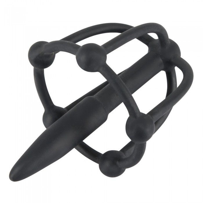Dilator You2Toys Penis Plug with Glans Cage black
