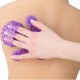 Masážní rukavice Roller Balls Massager purple