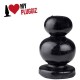 Kolík anální PLUGGIZ BULBY black