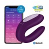 SATISFYER DOUBLE JOY violet