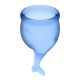 Menstruační kalíšky SATISFYER FEEL SECURE MENSTRUAL CUP blue