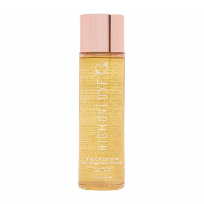 Masážní olej HIGH ON LOVE MASSAGE OIL LYCHEE MARTINI 120 ml