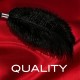 Dráždidlo péřové Blush NOIR SOFT FEATHER TICKLER black