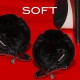 Skřipce na bradavky Blush NOIR POM ADJUSTABLE NIPPLE CLAMPS black