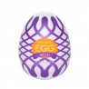Pánský masturbátor vajíčko Tenga Egg Mesh - uvnitř bílá, obal fialový