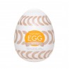 Pánský masturbátor vajíčko Tenga Egg Ring - uvnitř bílá