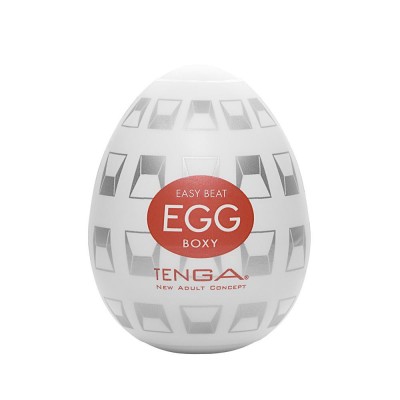 Pánský masturbátor vajíčko Tenga Egg Boxy - uvnitř bílá
