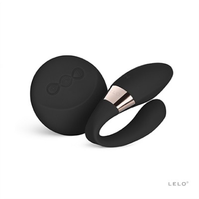 Tiani Duo - luxusní vibrátor na dálkové ovládání z kolekce Lelo - saténově černá