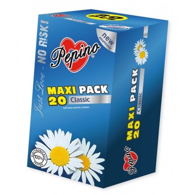 Kondom Pepino Classic MAXI Pack 20 ks