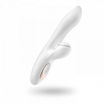 Satisfyer Pro G-Spot Rabbit - bílo-zlato/růžová