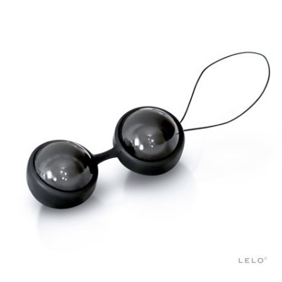 Luna Noir - luxusní venušiny kuličky Lelo - černá
