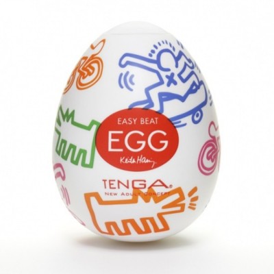 Pánský masturbátor vajíčko Tenga Egg Street - uvnitř čirá, obal barevný